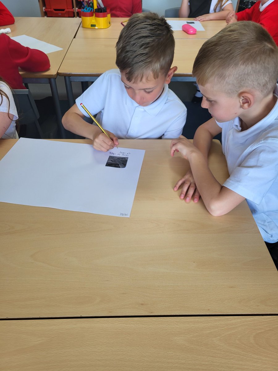 Today we started our new book, 'Stone Age Boy' and the children were so excited to talk about different parts of the front cover and discuss their thoughts and opinions based on the parts they were given! @PrimaryGreat #gcpenglish