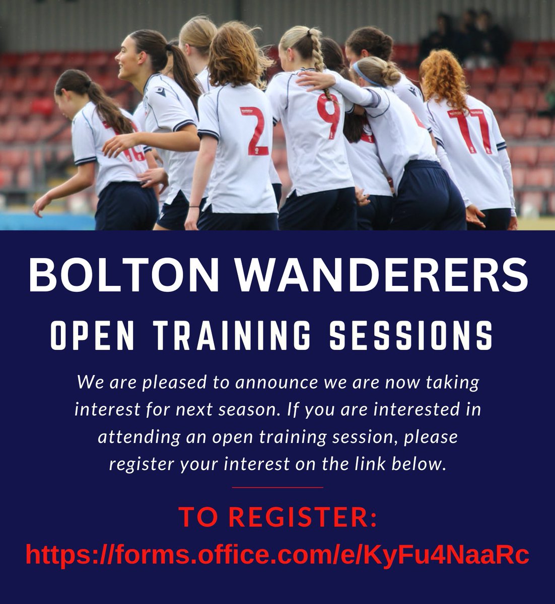 Bolton Wanderers Girls FC tweet media