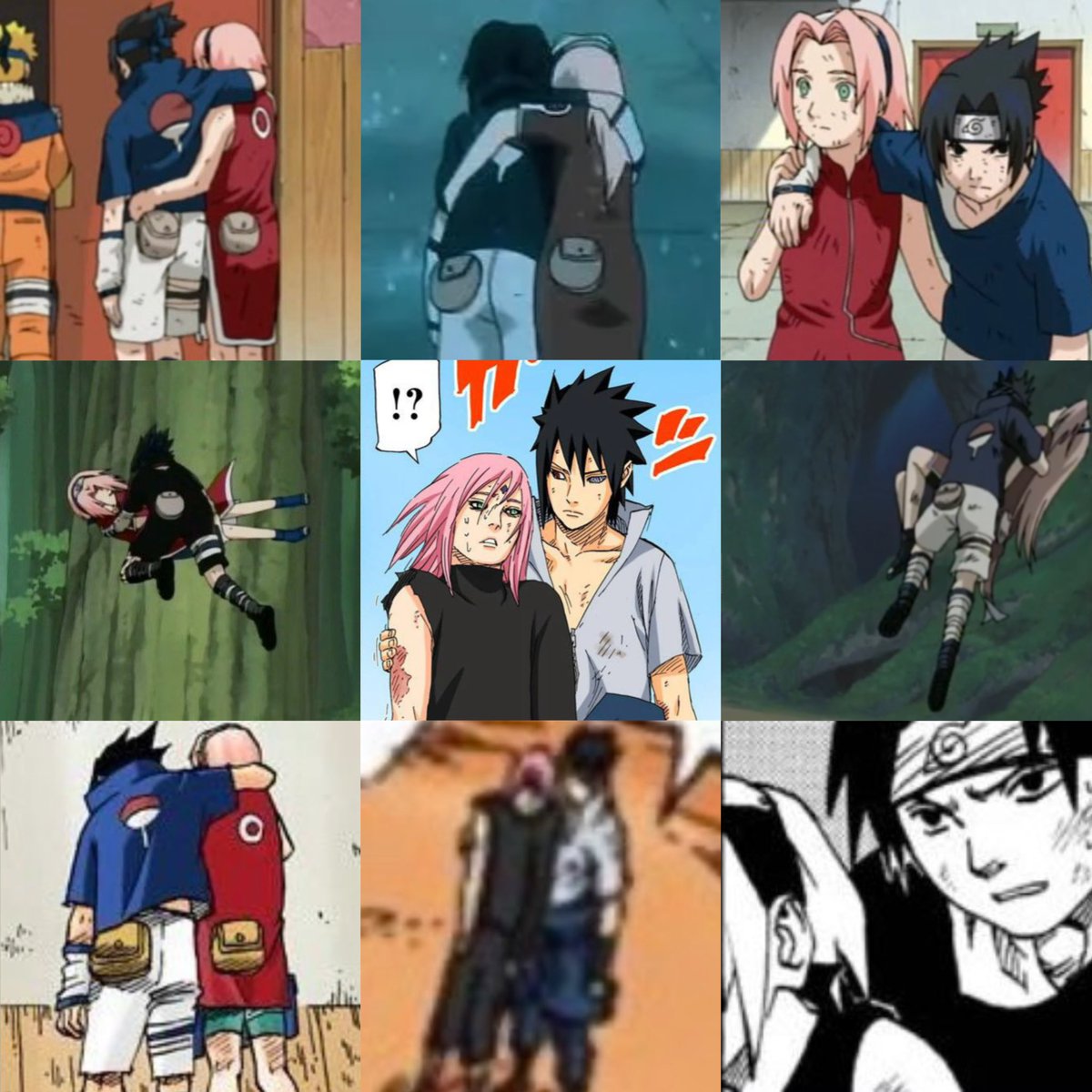Sasuke “arm around my gf” Uchiha