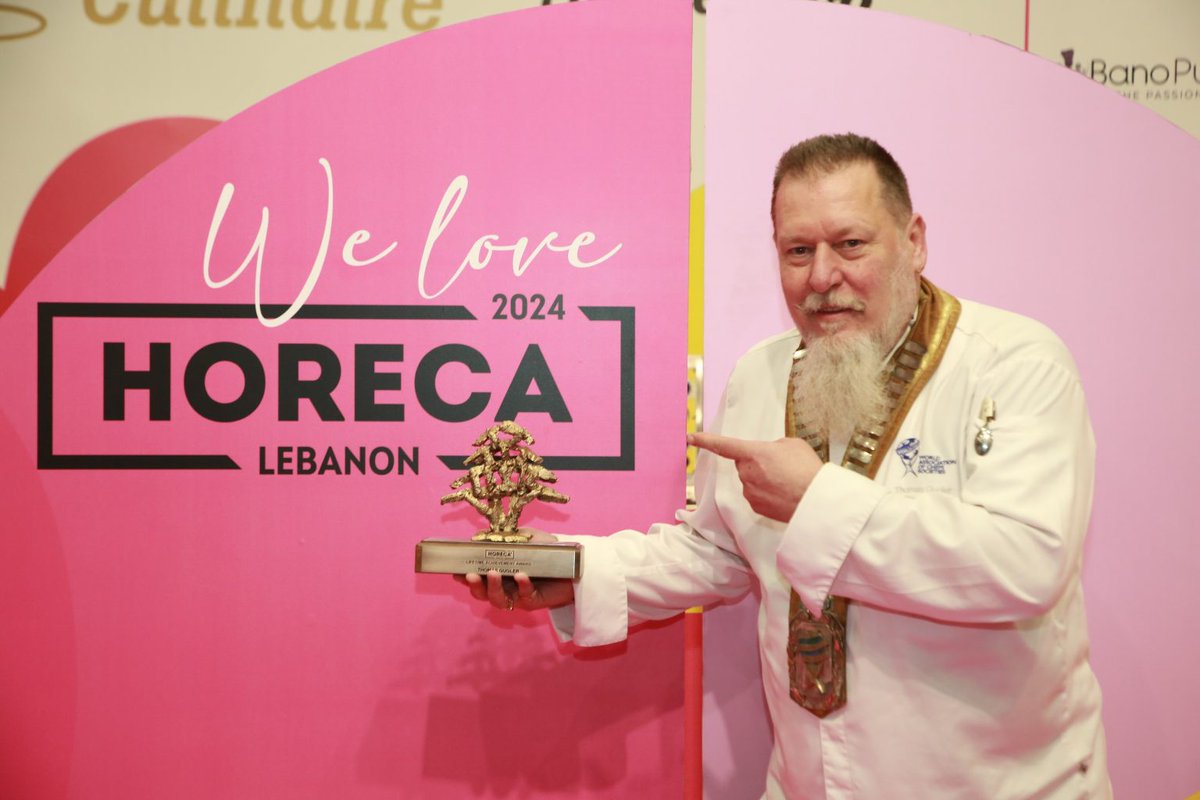 HORECA Lebanon, the annual hub for the hospitality and foodservice industries, marked its 28th edition.The event was a tribute to a remarkable individual whose contributions have left a lasting impact: chef Thomas A. Gugler.

hospitalitynewsmag.com/chef-thomas-gu…