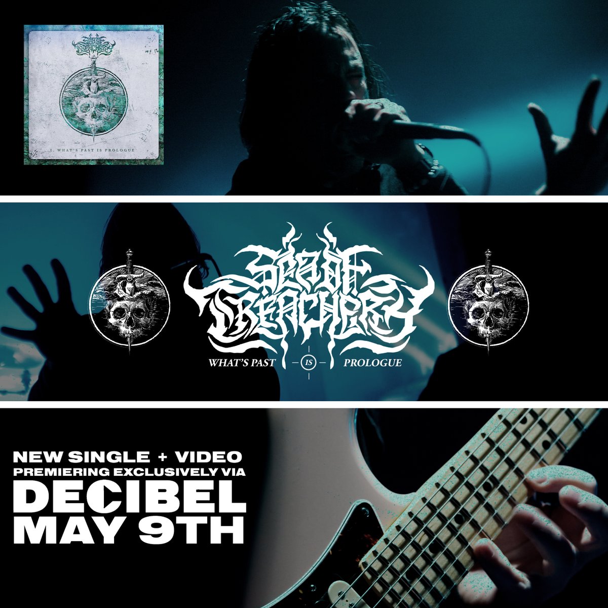 Excited to announce our signing of the Cincinnati metalcore band Sea of Treachery! Their blistering new single and music video, 'What's Past is Prologue' is premiering TODAY exclusively at Decibel: decibelmagazine.com/2024/05/09/vid…