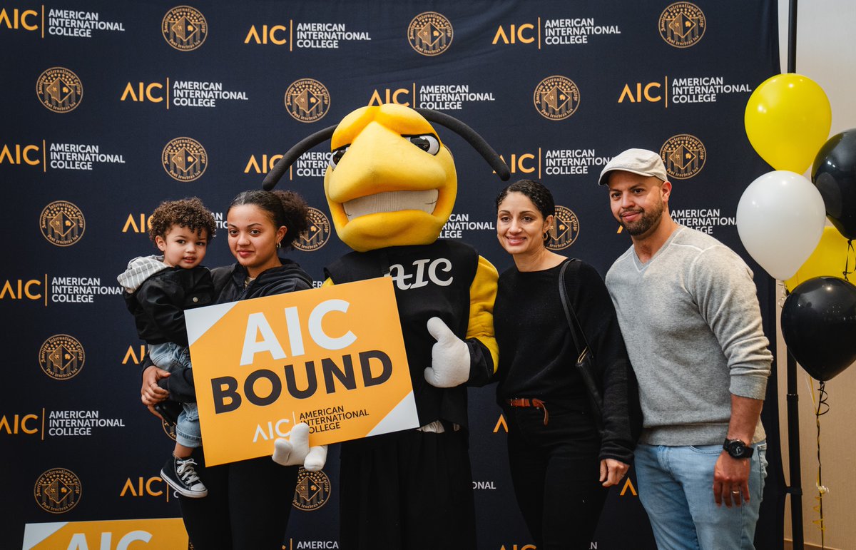 We had a blast last month at our Accepted Students' Day! We welcomed everyone, showed them around, and had loads of fun activities. It was a real success!

#AIC #AmericanInternationalCollege #AcceptedStudentsDay #AICSpringfield #AICommitted #SpringfieldMA #WesternMass