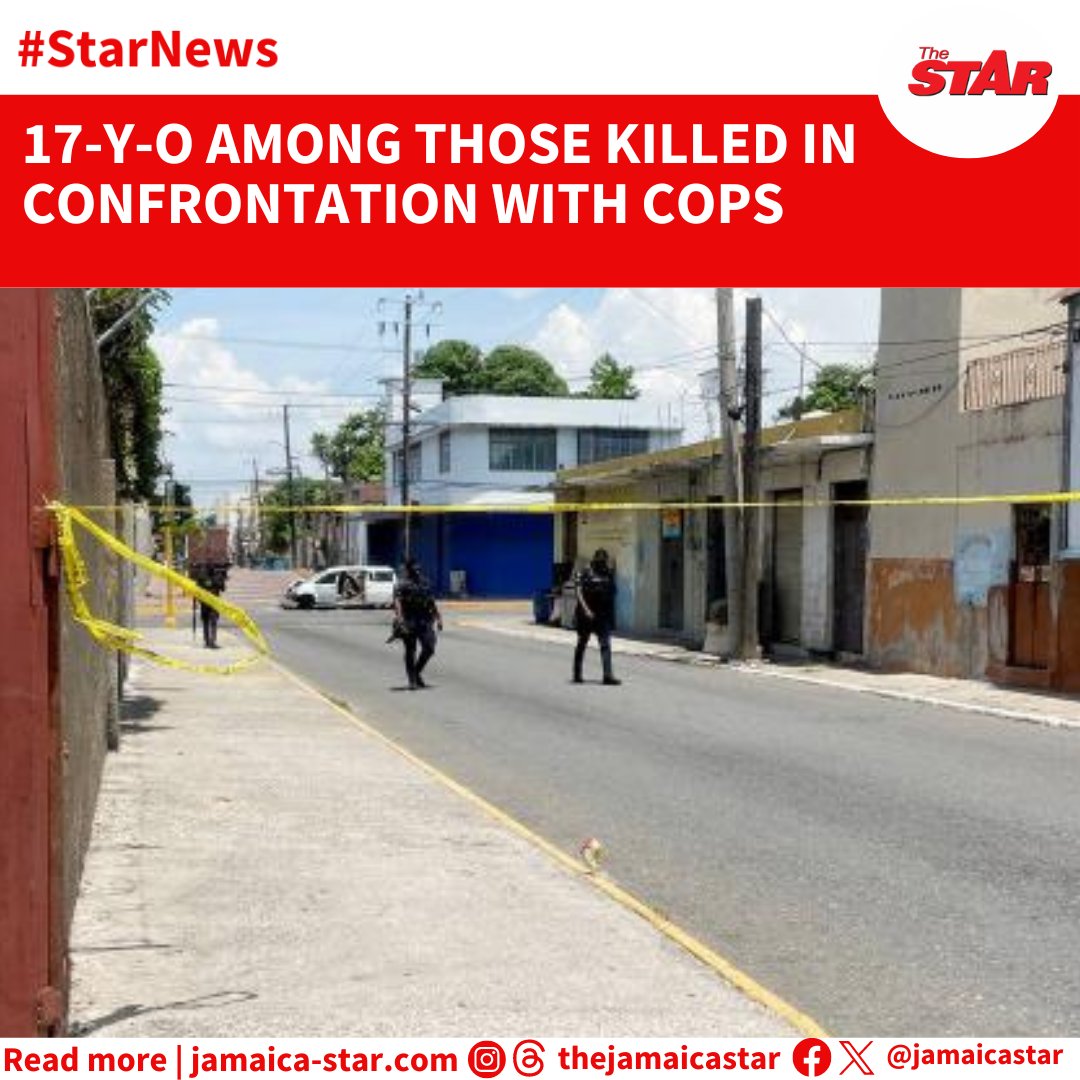 #StarNews: A White Toyota Isis became the centre of attention along Orange Street and at the junction of Kings and Charles streets in Kingston yesterday as it was involved in a confrontation between men and the police. READ MORE: tinyurl.com/3cvn2c58