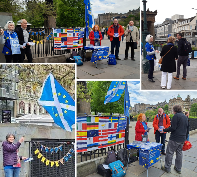 Our #EuropeDay2024 stall was uplifting
People we spoke to included Scots - old & new! - and visitors
Tourists from #EU countries, including Slovenia, Netherlands, France, & others, were looking forward to voting in #EUelections2024
For #EUcitizens here we gave info on how to vote