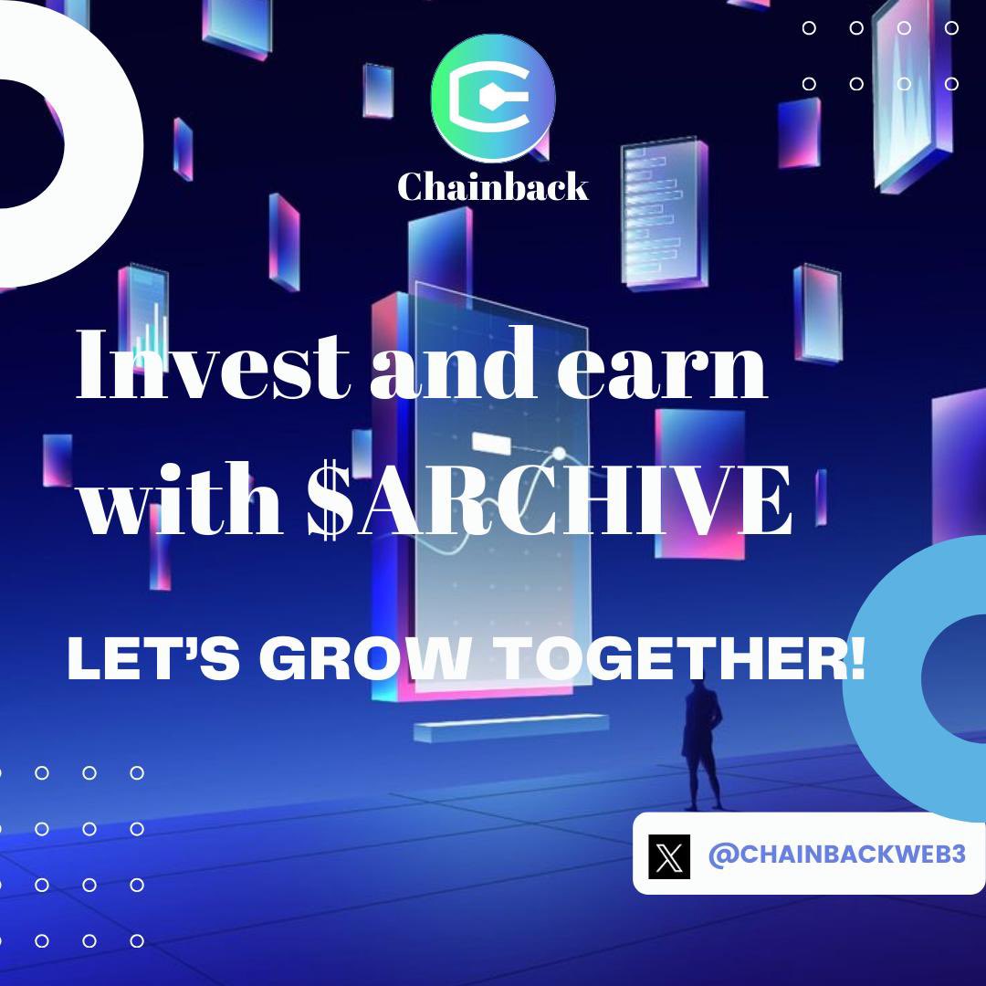 Don't miss out on @ChainbackWeb3's promising $ARCHIVE token with significant ROI potential.

Invest in $ARCHIVE, #HODL, & await the significant #pump! 💰🚀

Visit their webpage for more details: 🔗 Chainback.org

#Chainback #YANA #CloudGPU #OpenBeta