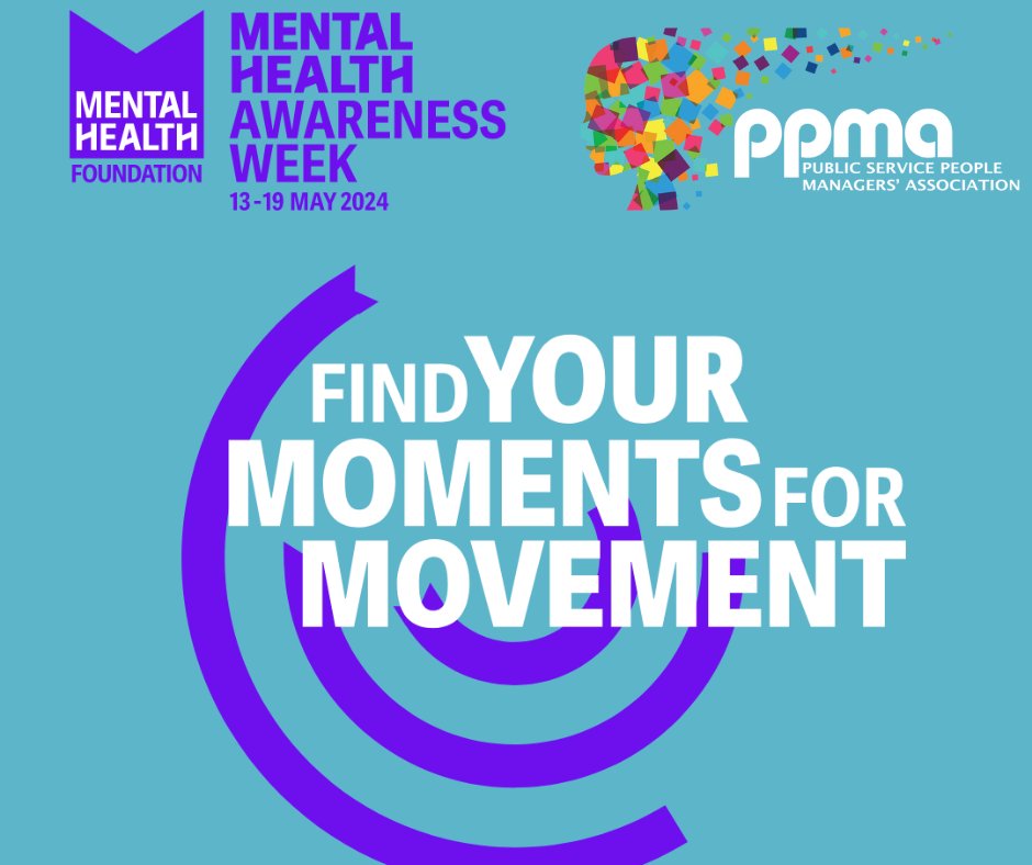 We’re proud to support @mentalhealth this #MentalHealthAwarenessWeek – 13 to 19 May. Join in and help to create a world with good mental health for all. Find out more and get involved: mentalhealth.org.uk/mhaw #MomentsForMovement @PPMA_P @PamParkes2 @steved1701 @biggs_julie