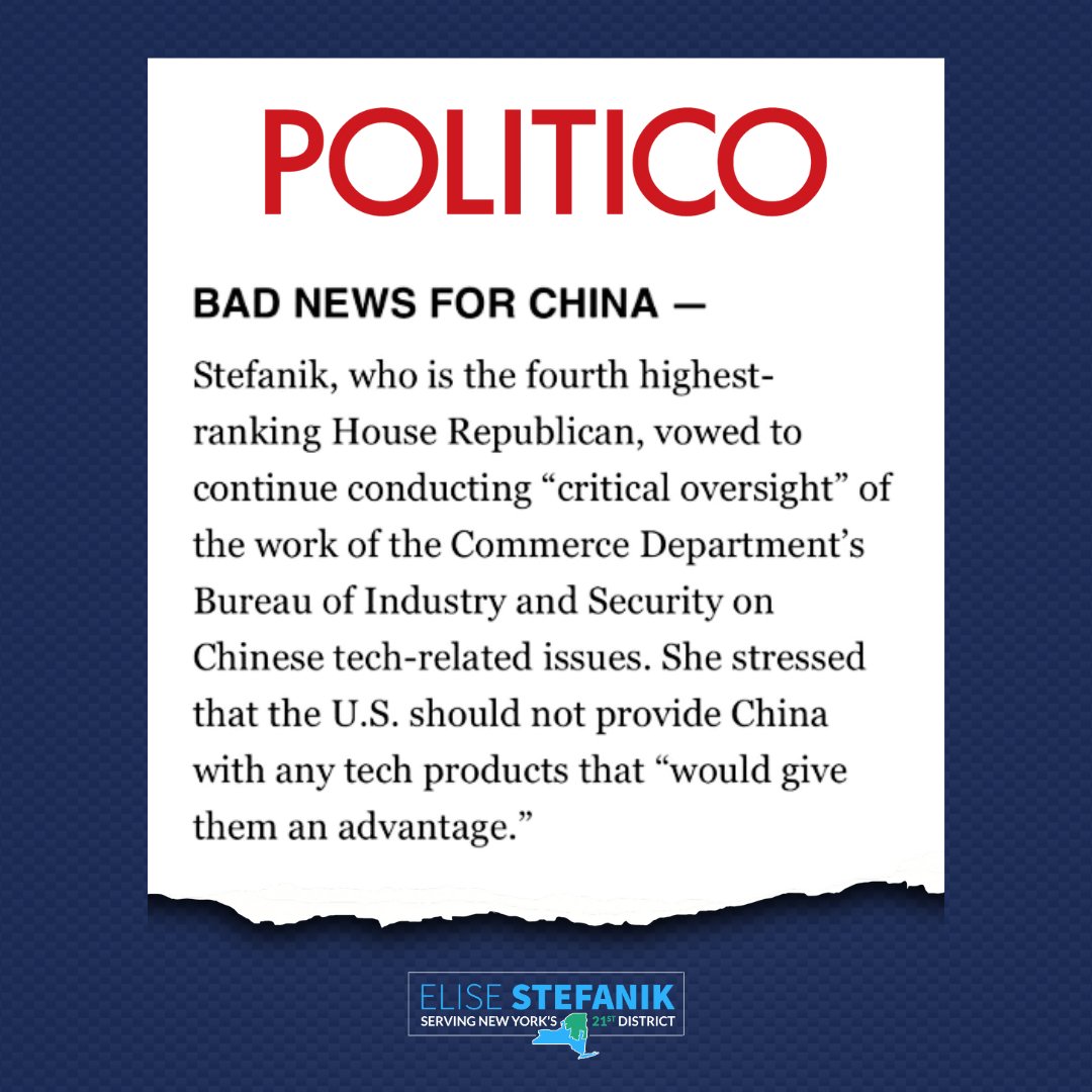 Communist Chinese spy company Huawei poses a serious threat to US national security. We cannot allow our adversary to take American ingenuity and use it against us. While Joe Biden has been soft on China, I’m proud to work with @SenMarcoRubio and Republicans to provide…