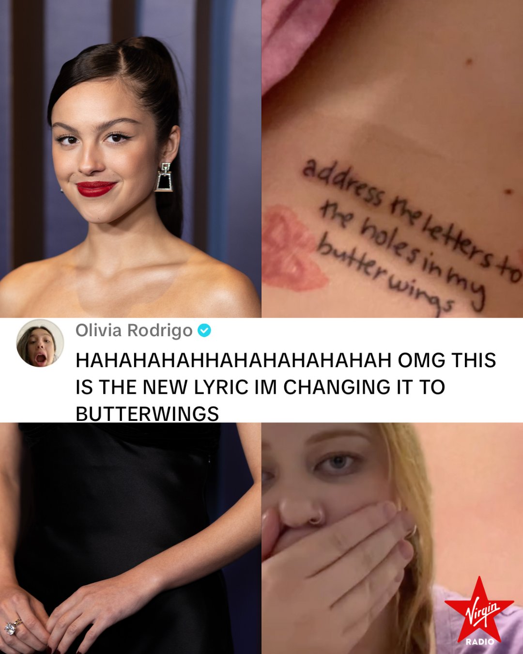 VirginRadioLondonCA on X: “Olivia Rodrigo responded to the fan who 