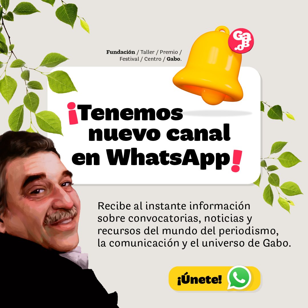 🤩Jamás fue tan fácil enterarte de nuestras convocatorias. ¡Únete ya a nuestro canal de WhatsApp!📱👉🏾 whatsapp.com/channel/0029Va…