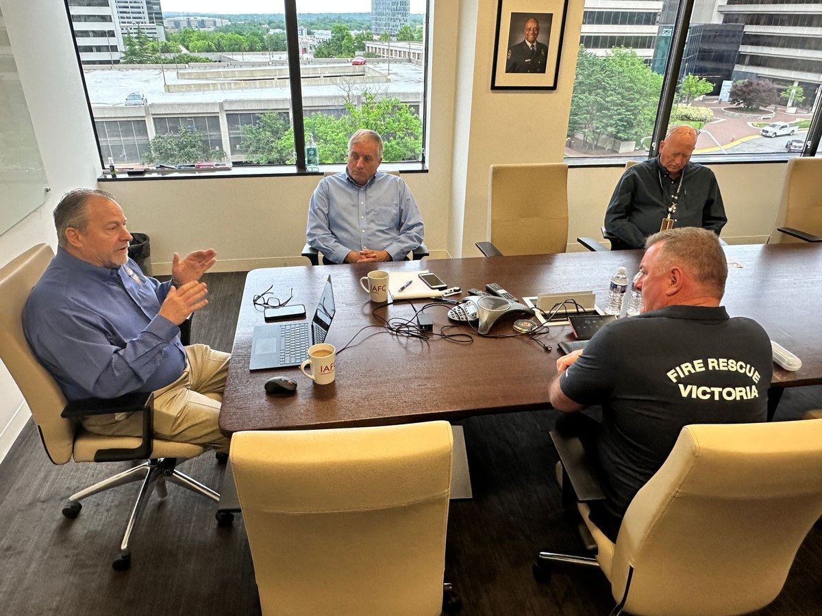 The IAFC staff is proud to welcome Fire Commissioner Gavin Freeman of Victoria, Australia to the IAFC headquarters! We sat down with Commissioner Freeman to discuss our services, mission, and future as a global organization @FireRescueVic #fireservice #firerescue