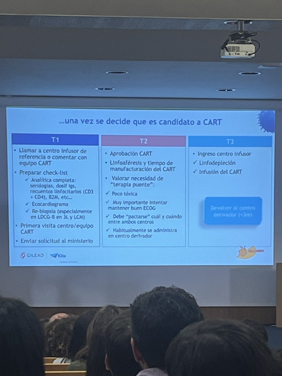 #geltamo2024 @DrAMuntanola @hematosantpau ¿Qué #factores hay que considerar en la #planificación del tratamiento con #CART? @geltamo