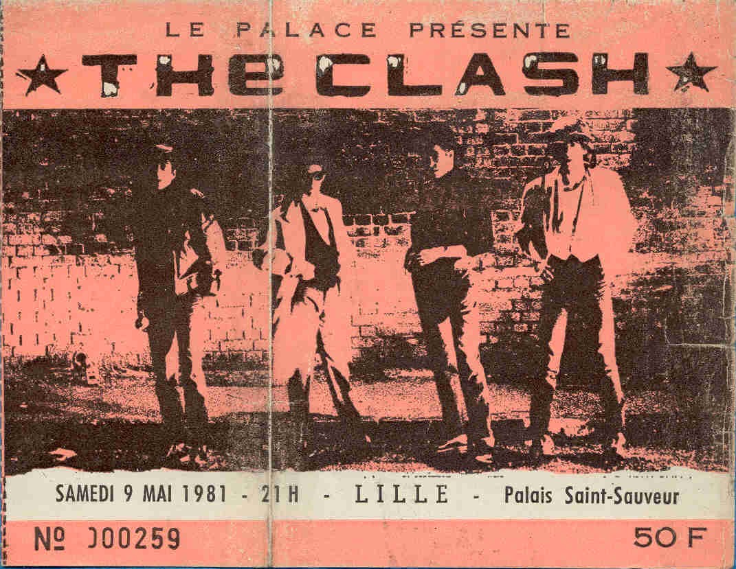 OTD ✨️ May 9, 1981 Palais Saint Sauveur, Lille, FRA #TheClash