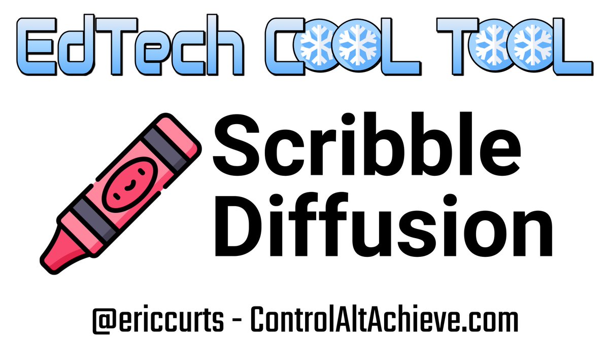 ?️ Scribble Diffusion - controlaltachieve.com/2023/12/edtech…

? AI images from your sketch & prompt

? Have you used this tool? Share your thoughts!

#AI
#controlaltachieve