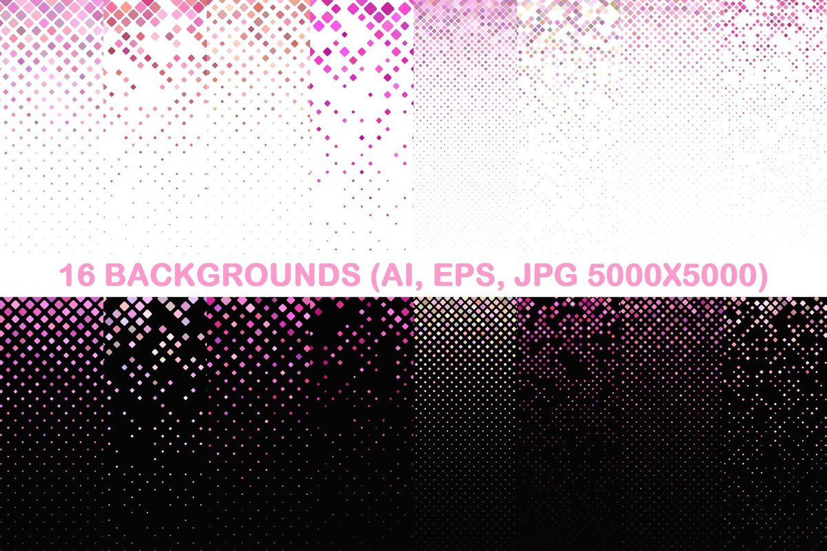 16 Pink Square Patterns designbundles.net/davidzydd/3261…  #BackgroundCollection #set #PremiumVectors #CheapVectorGraphics #PremiumVectorPattern #BackgroundBundles #DavidZydd #geometric #GeometricPatterns #CheapVectorPattern #CheapVectorPattern