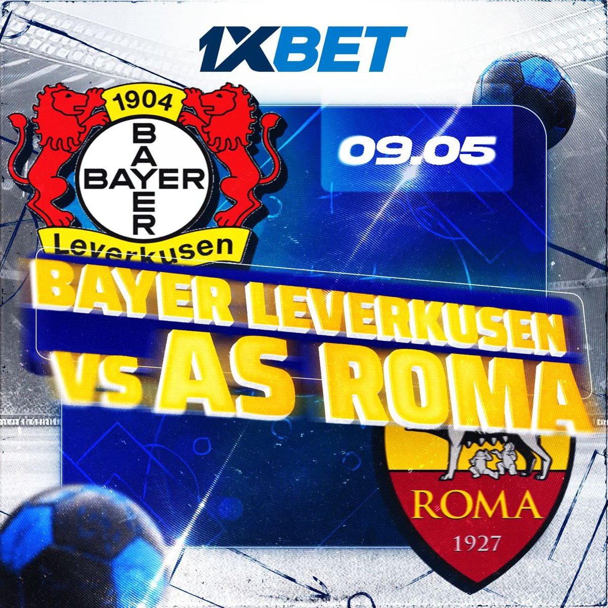 💥⚽️Bayer will make a fuss to Roma when both side meet tonight in an epic battle at the semi finals of the Europa league so register here is.gd/l2XpQl and use my promo code Edafe to get a bonus now✌️ Place your bets and watch history being written with 1xBet