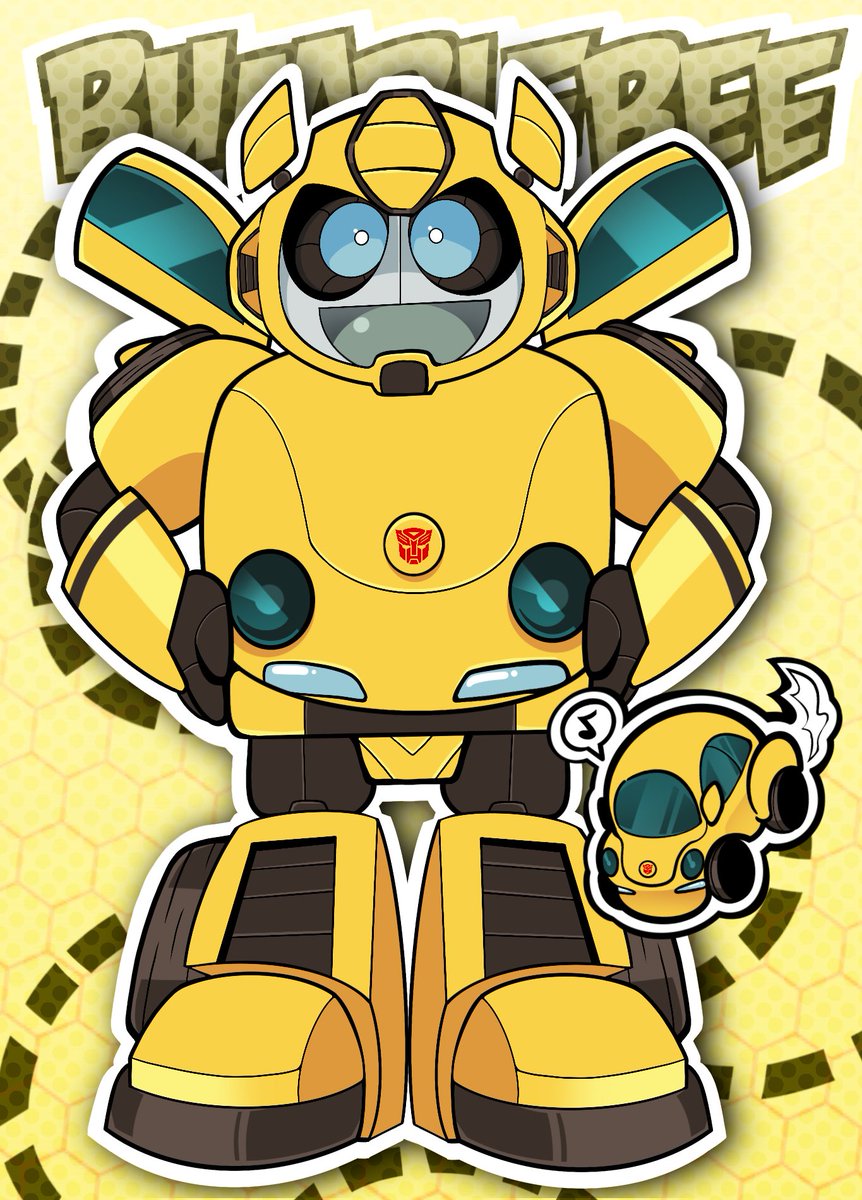 #Transformers / my take on a bumblebee design 🐝🚕💛🖤