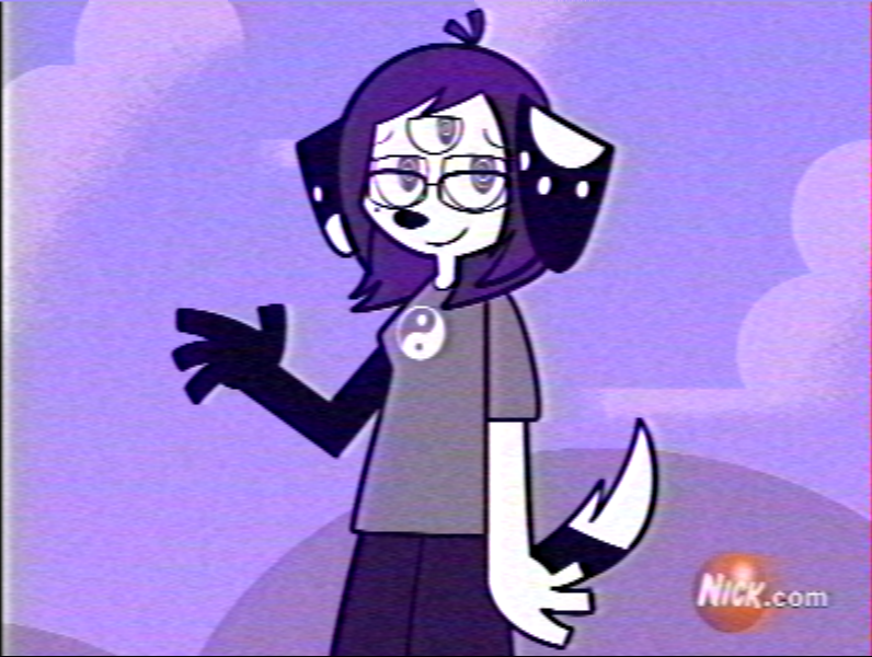 ChelleDoggo's tweet photo. turning my art into fake VHS screenshots part 1 of ????

(i used this program: https://t.co/8boXxiH8AZ )

#mylifeasateenagerobot #101dalmatianstreet #theamazingdigitalcircus #chelleart #vhsedit https://t.co/3PLseXLRqV