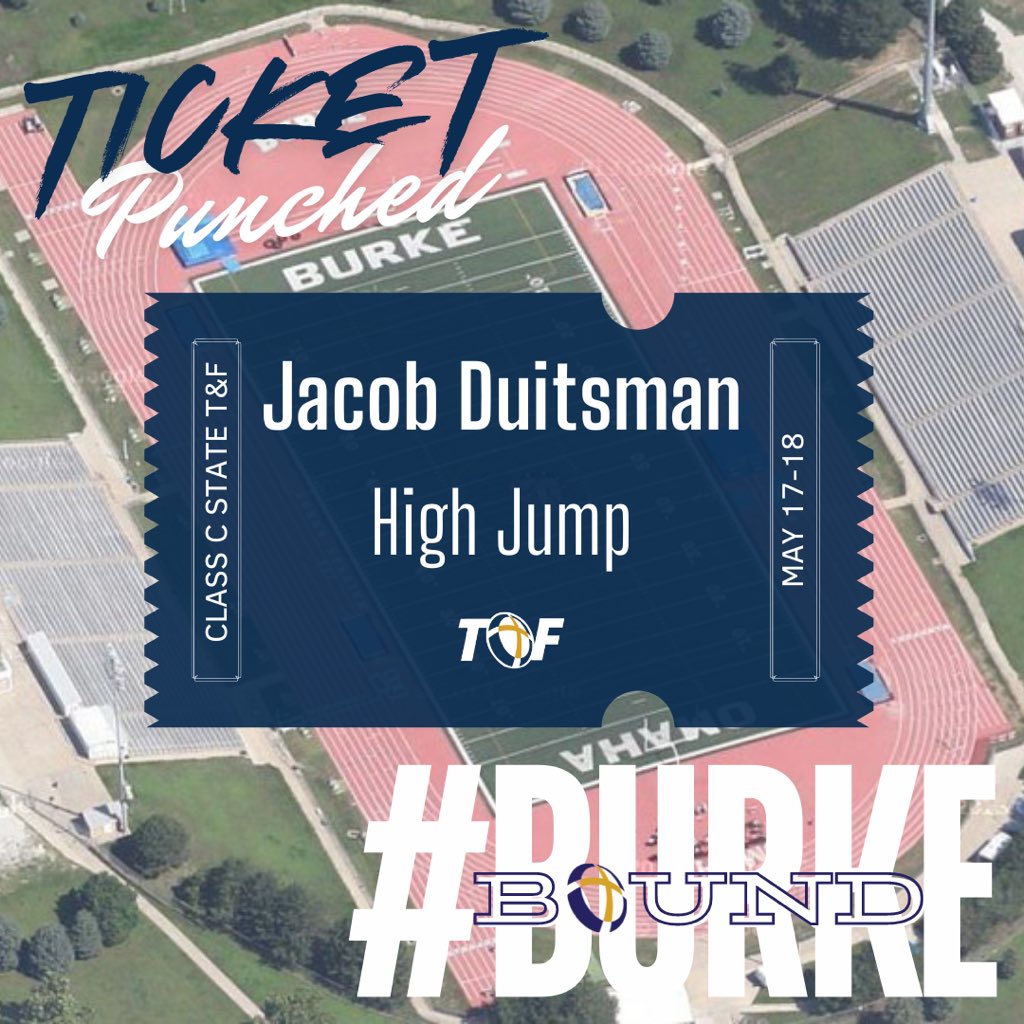@JacobDuitsman clears 6’5, wins Districts and is #BurkeBound