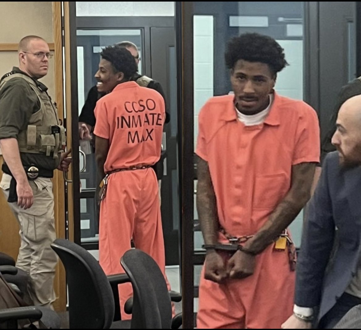 NBA YoungBoy in court this morning, he was granted $100k bail