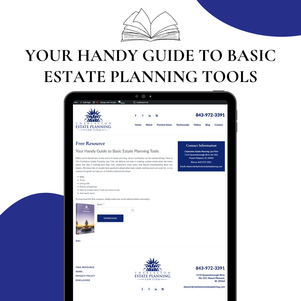 Not sure where to get started with your Estate Plan? This free guide is aimed at helping people get started on planning for the future. bit.ly/3xJVtJ6 #Charleston #EstatePlanning #LawFirm