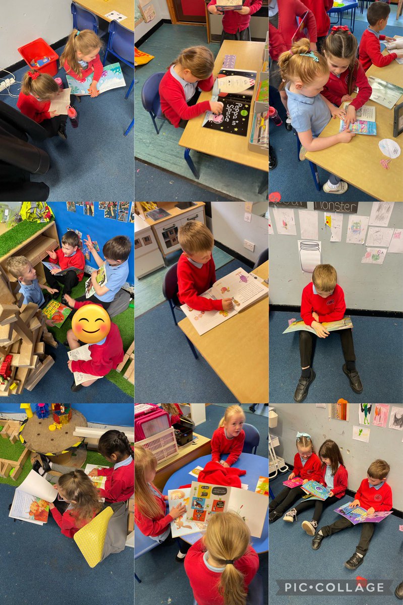 P2RHOMPS's tweet photo. We visited the book fair this morning! We got to have a look at the books on offer and we also got to choose a free book to take home! 📚We came back to class and spent some time reading our books and sharing them with our friends!👯‍♀️ https://t.co/zobKNvQd26