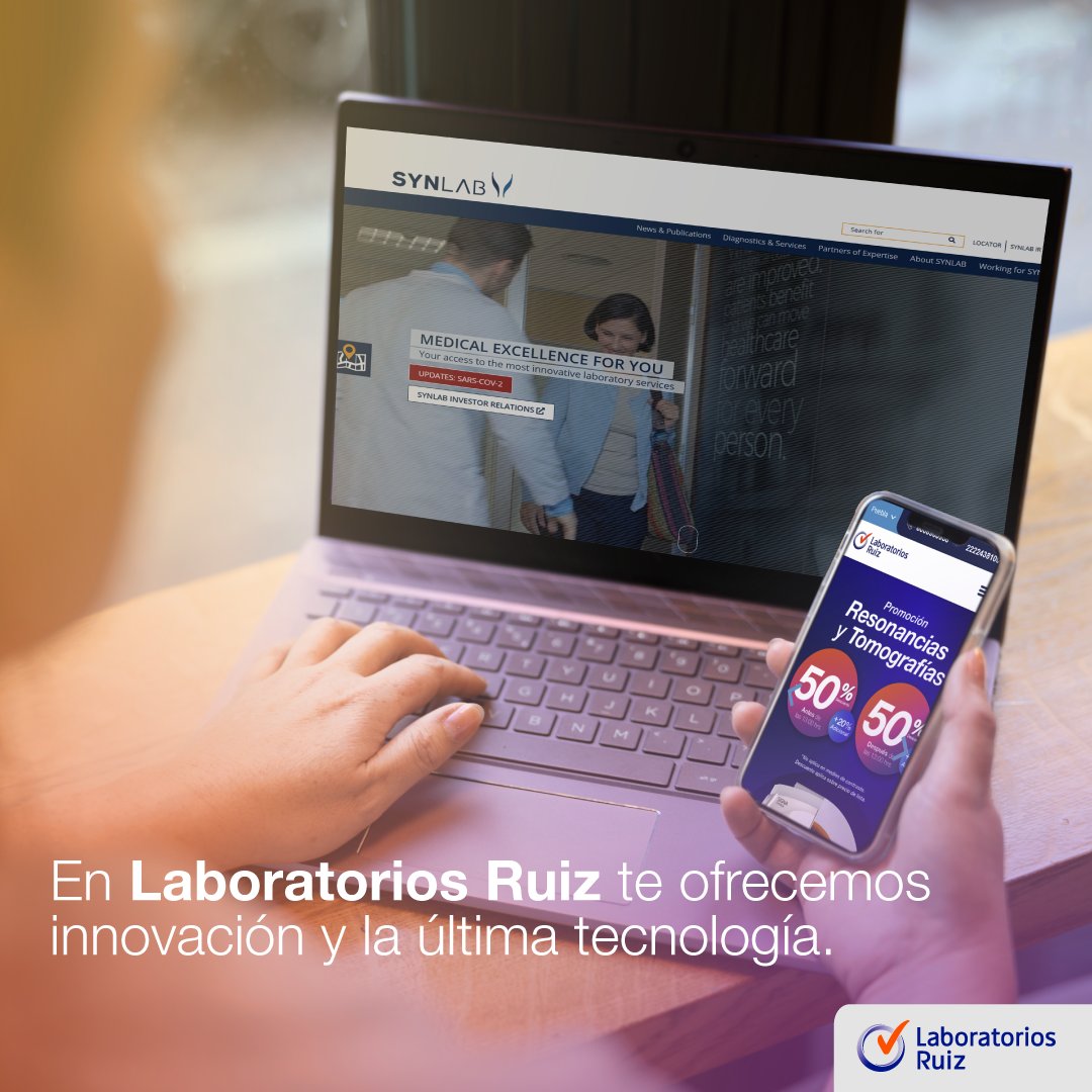 ¡Somos un laboratorio líder en tecnología e innovación! Respaldados por SYNLAB, nos destacamos por ofrecer equipos de última tecnología y un enfoque vanguardista.

¡Confía en nosotros para el cuidado de tus pacientes!  💼💉

#Tecnología #Innovación #SYNLAB #CuidadoDeLaSalud