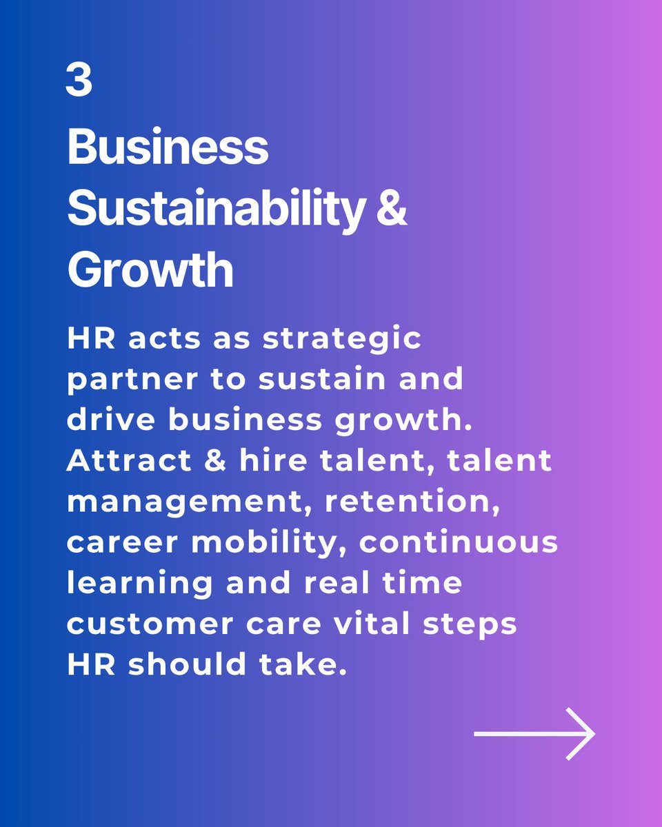 8 Roles and Benefits of HR Function

HR is critical for business success.

HR wears different hats.  Strategic partner to work with other business departments to achieve maximum business results. 

#hrfunction #strategichr #businesssuccess #attractingtalent #talentmanagement