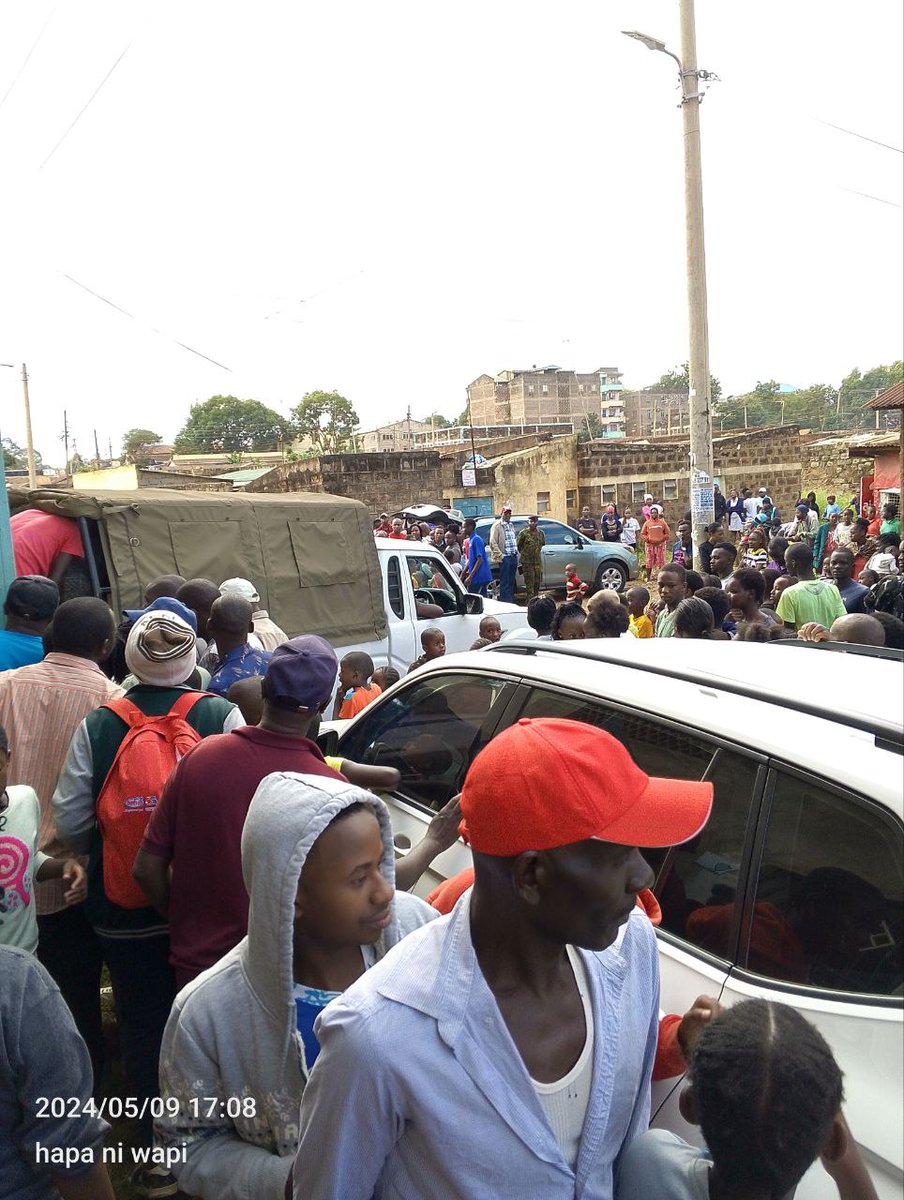 Hi omwamba kuna huyu dame amepatikana kwa nyumba akiwa amededi alikua anajaribu kutoa boll. This is in thika around area ya MKU Runda.