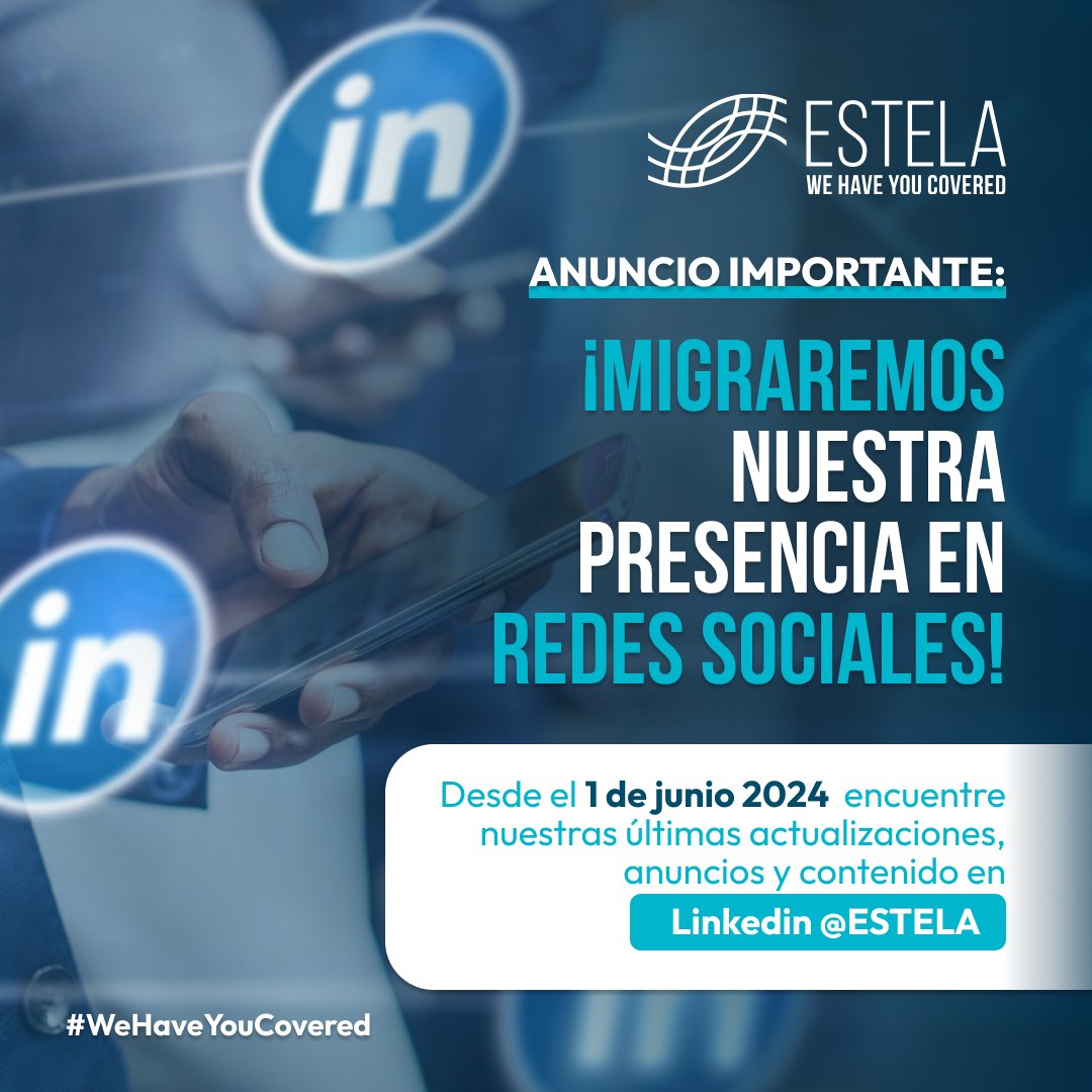 ¡No pierda ni un solo detalle de las últimas novedades en #ComplianceDigital! 🌐
Acompáñenos en nuestra red ESTELA y manténgase al día con todo lo que necesita saber para estar un paso adelante.  👇
hubs.ly/Q02wHgln0

#WeHaveYouCovered #ESTELA