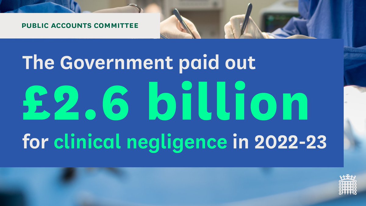📗 Read our new report: Department of Health and Social Care 2022-23 Annual Report and Accounts 📢 We’re calling on the Government to urgently reduce clinical harm Learn more 👇 publications.parliament.uk/pa/cm5804/cmse…