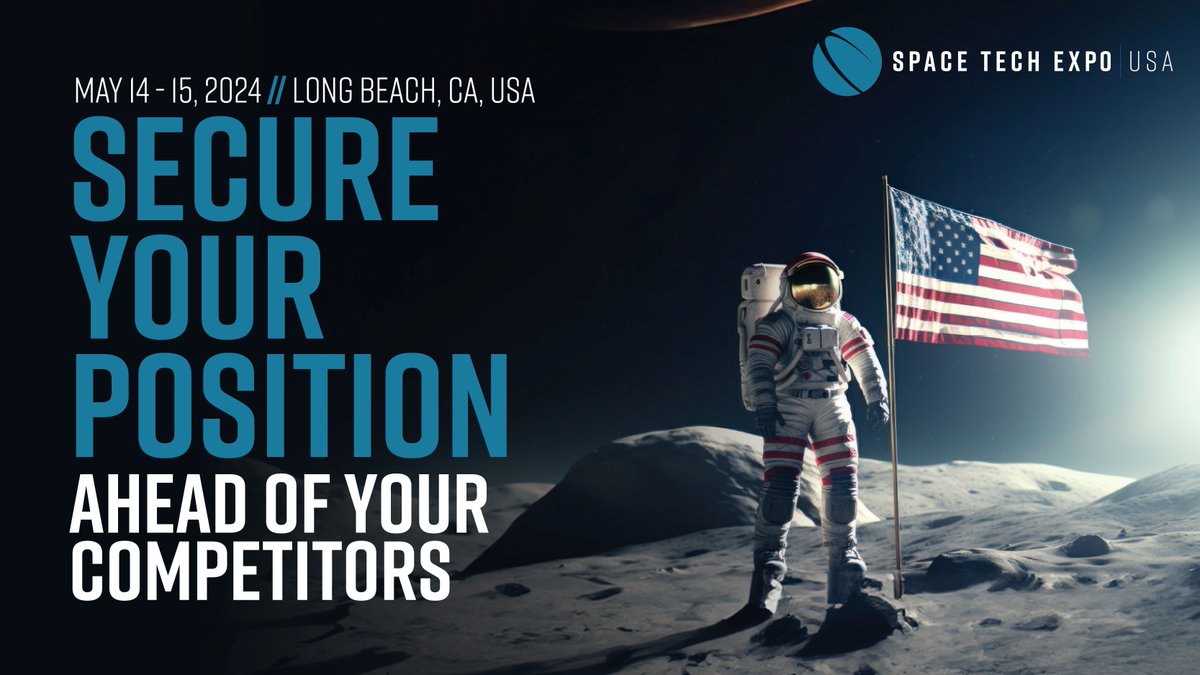 Discover the sky is not the limit at #SpaceTechExpo USA on May 14 - 15! Your free pass gives you access to: 2 days of collaboration, 275+ exhibitors, latest space technologies, 50+ of the most in-demand thought leaders, free B2B Matchmaking Service bit.ly/4bn9Xzt