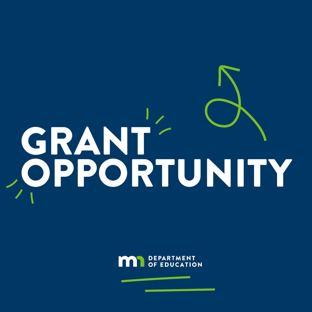 The Minnesota Department of Education Charter Center is accepting Federal Charter Schools Program Significant Expansion or Replication grant applications. Learn more about the grant and eligibility and apply by June 18 at education.mn.gov/MDE/DSE/Grants….