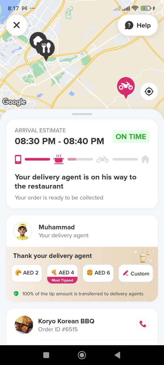 Is there no agent who want to pick up my order or what? Why the delivery man is so far @noon_cares