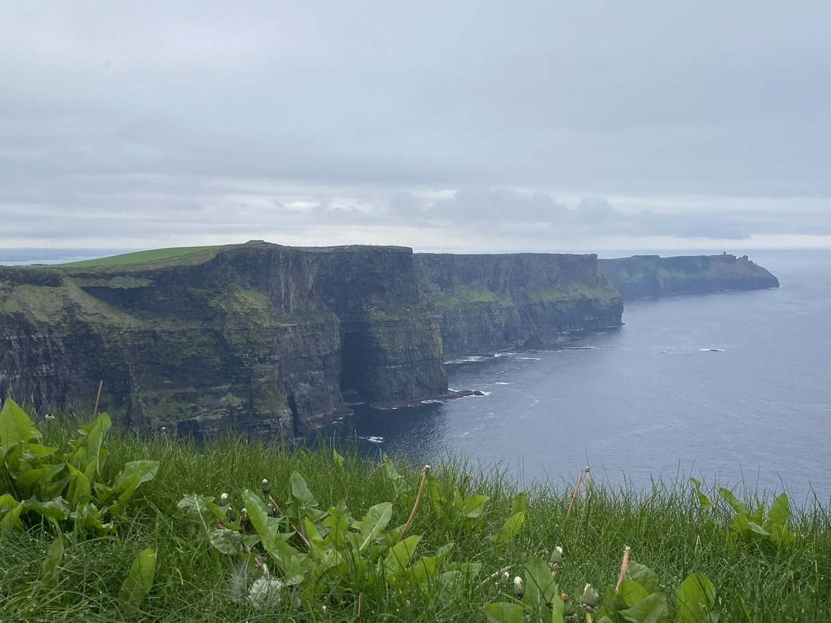 Finally saw the cliffs of Moher! Last time there it was closed, fog so thick you couldn’t see 5 inches in front of your nose. 🥰🥰🥰🥰🥰☘️☘️☘️☘️