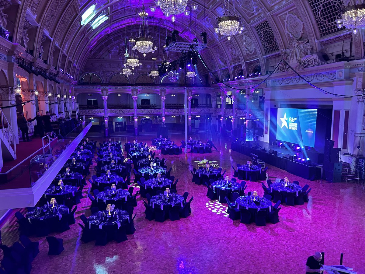 Can you guess where we are stationed tonight? #Fsbawards