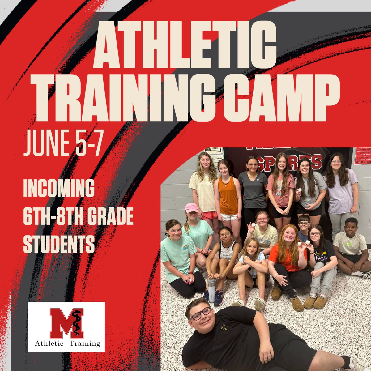 Come hang out with us this summer for our annual Athletic Training Camp! Learn all about what it is to be an Athletic Trainer and make some new friends along the way. Link to sign up is in our bio! <a href="/1MHSCardinals/">Melissa Athletics</a> <a href="/melissaisd/">Melissa ISD</a> <a href="/MHSCards/">Melissa High School</a> #RedRed