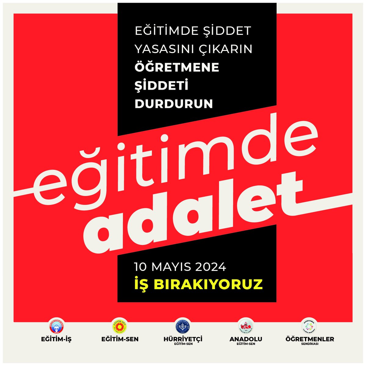 Ankara| Yarın eğitim sendikaları ile birlikte Milli Eğitim Bakanlığı önünde buluşuyoruz ve TBMM'ye yürüyoruz. 🕧Saat 11.00 Meslektaşlarımızı davet ediyoruz. İş yerlerinde ise ortak açıklamalar okuyoruz ve siyah giyiniyoruz. #EgitimdeŞiddeteHayır