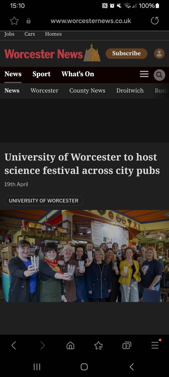Next week is gonna be awesome! 🙌#pint24 @WorcesterDS @pintofscience