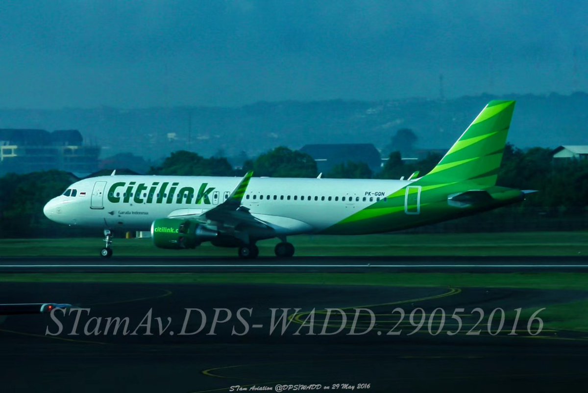 Operated by Citilink since brand new. 1st flight on 18 April 2016. Joined QG fleet on 20 May 2016. ✈️
.
.
.
🇮🇩 Citilink (QG/CTV)
✈️ Airbus 320-214 (SL)
✈️ PK-GQN
.
.
Eng: CFM56-5B4/P
.
.
.
🇮🇩 DPS-WADD on 29 May 2016
.
@kfa_indonesia 
@Hendriko2007 
@Eka_viation 
@IkkoHaidar