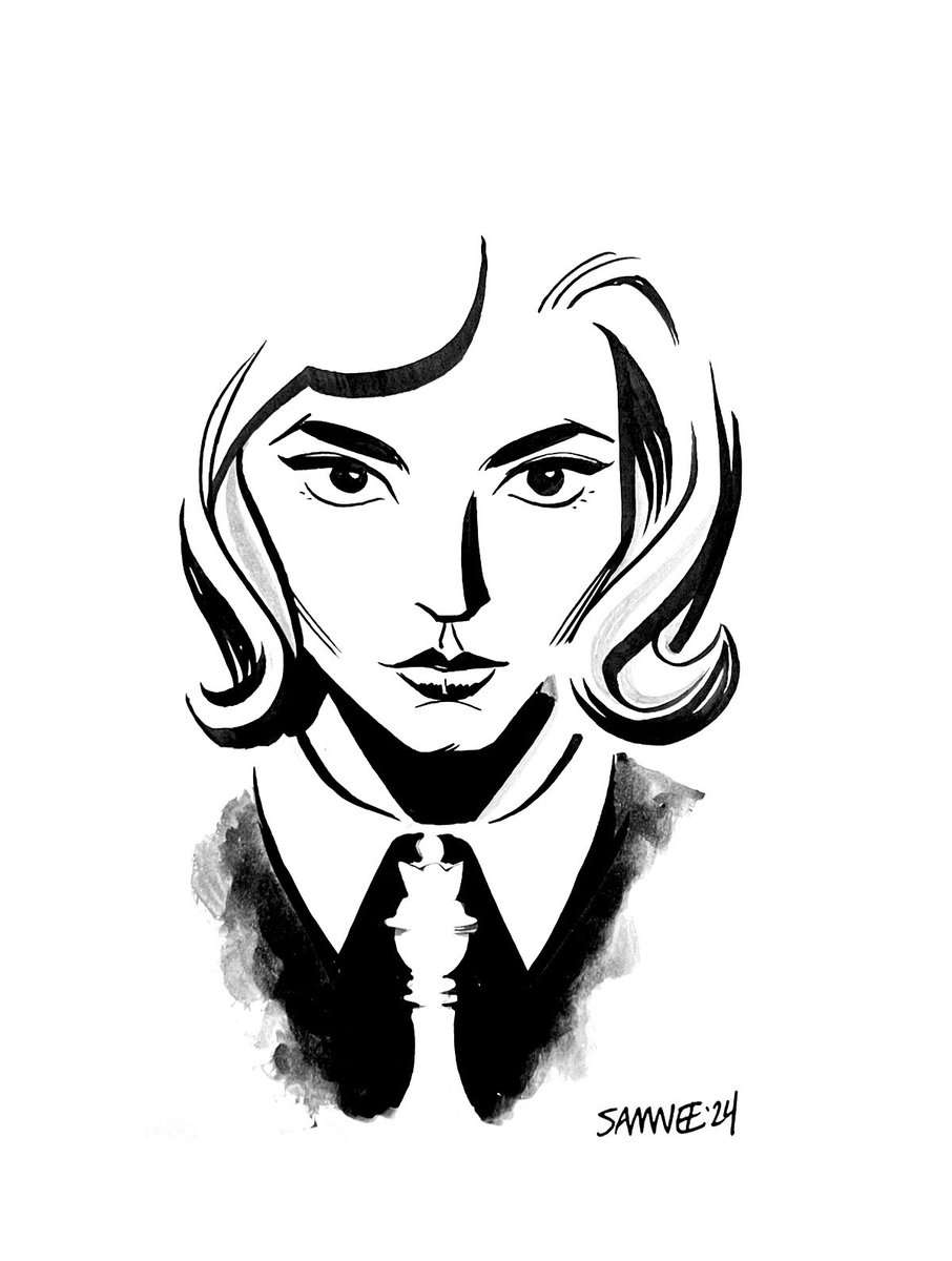 Okay, I’m perpetually late to the party but, I just started The Queen’s Gambit last night and couldn’t help but make Beth my warmup this morning ♟️ @NetflixTheQG