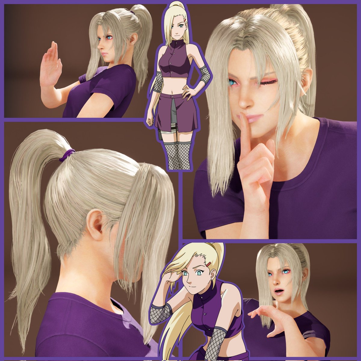 Ino inspired outfit for Lili 💜 🩶

🌷🪻