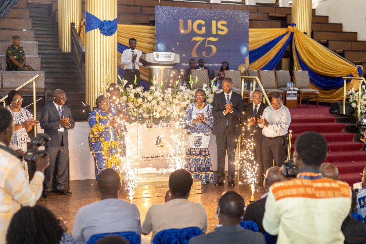 “I have followed with great admiration the achievements you’ve recorded to date at UG and would like to state that the LLA, which is exclusively your initiative as VC, may well be the greatest contribution any VC can make to this institution,” Ing. Attakumah to Prof. @aba_amfo