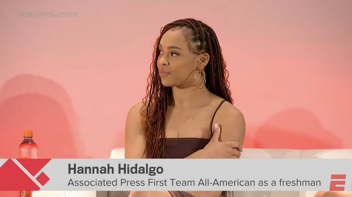 Notre Dame point guard Hannah Hidalgo spoke at the espnW Summit NYC on Thursday. @tbhorka has everything she said, from her women's basketball idol to what Niele Ivey means to her and much more: on3.com/teams/notre-da…