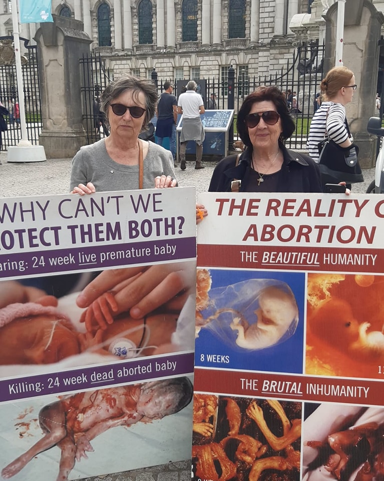 Precious Life witness for the unborn babies being killed by abortion in Belfast city centre. 

#RepealSection9 #RestorePersonhood #Praytoendabortion