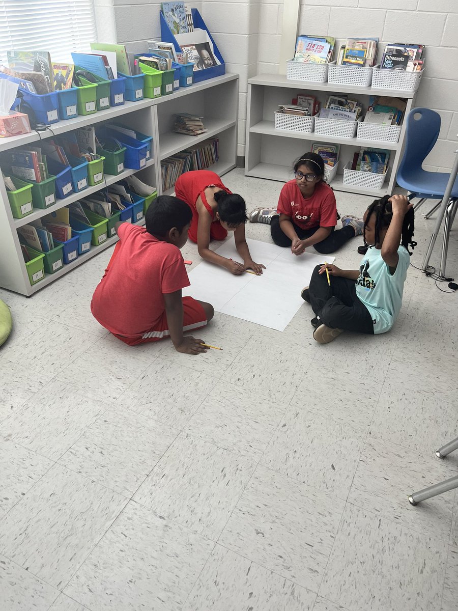 Yesterday we were hard at work solving pizza party problems using our knowledge of fractions 🍕