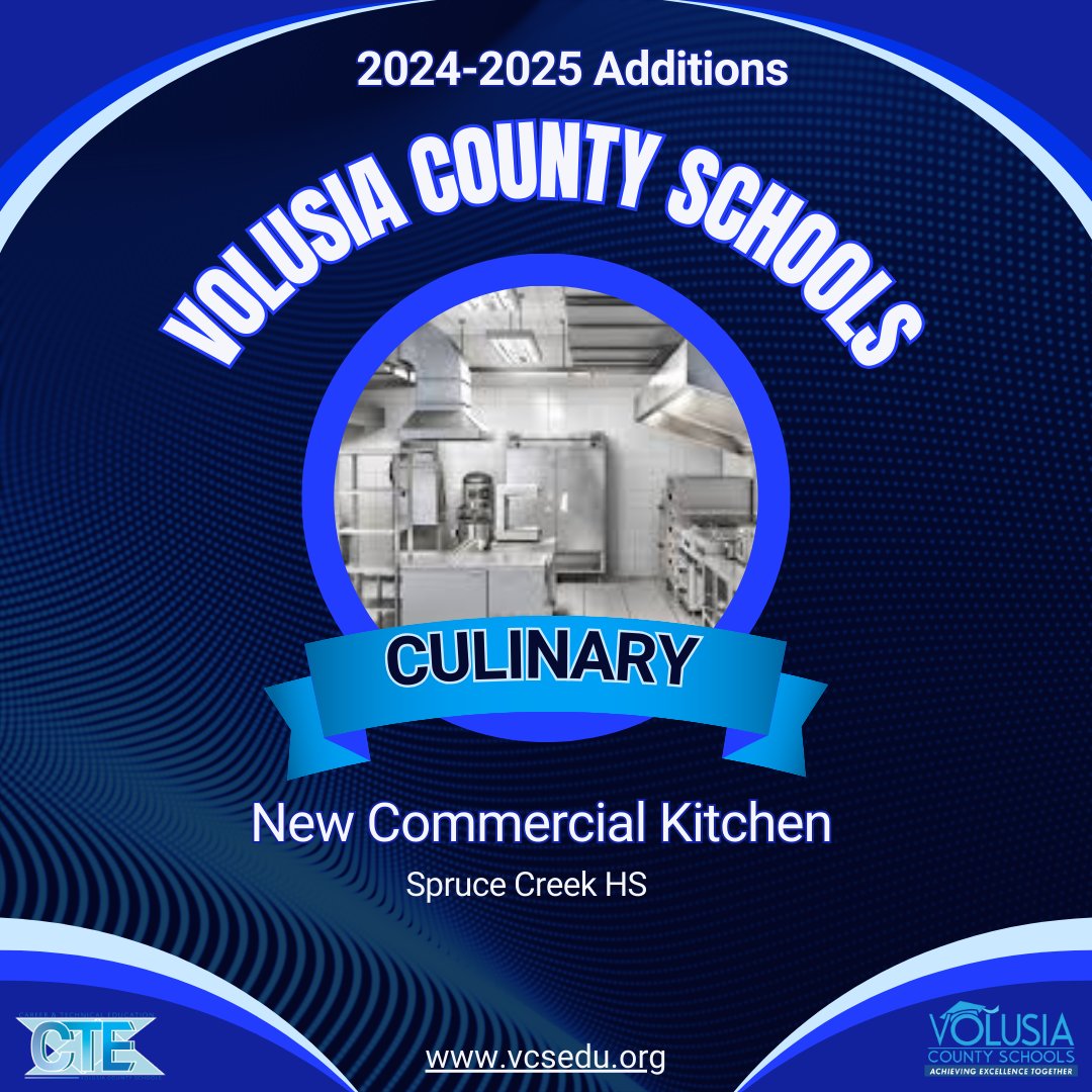 VCSCTE's tweet image. 👩‍🍳 It’s a GREAT day to be a HAWK! Whether you're a budding chef or just love to experiment with flavors, this brand new commercial kitchen is the perfect place to sharpen your skills and explore your creativity. Don't miss out on this sizzling opportunity to #CookWithUs! 🔥👨‍🍳
