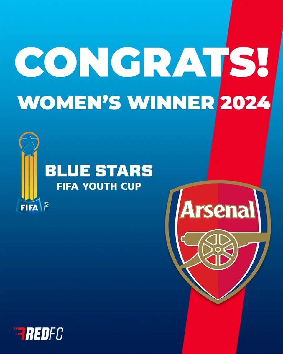 @ArsenalWFC Academy win the FIFA Youth Cup 🥳