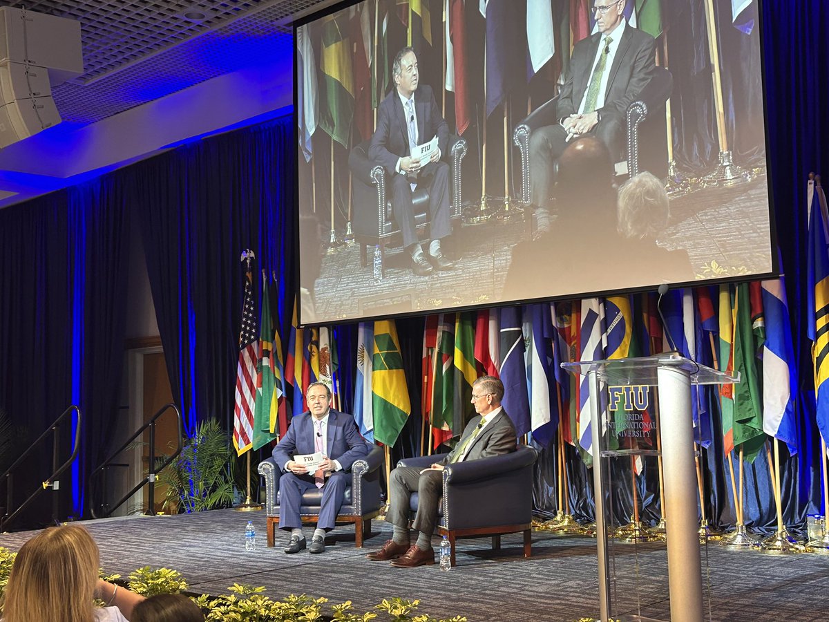 Thank you General Tim Ray @BENS_org and Dr. Díaz-Rosillo @AdamSmithCenter for joining us onstage at #HSC2024 #LACGoesGlobal