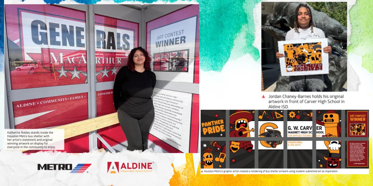 🎨 Looking for some vibrant inspiration? Discover the collaboration between Aldine ISD & Houston METRO in Texas School Business, where art comes to life on public transit! Check out 'Art That Moves People' and see how students are making a splash in their community. Read more 👉…