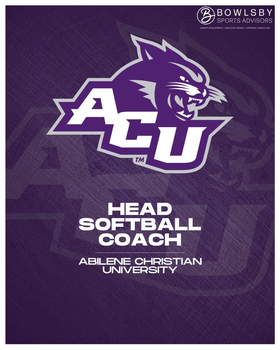 Now in the market representing @ACUsports on their search for a new Head Softball Coach. Tons of momentum across the athletic department and excellent alignment between @ZackLassiter and University leadership.